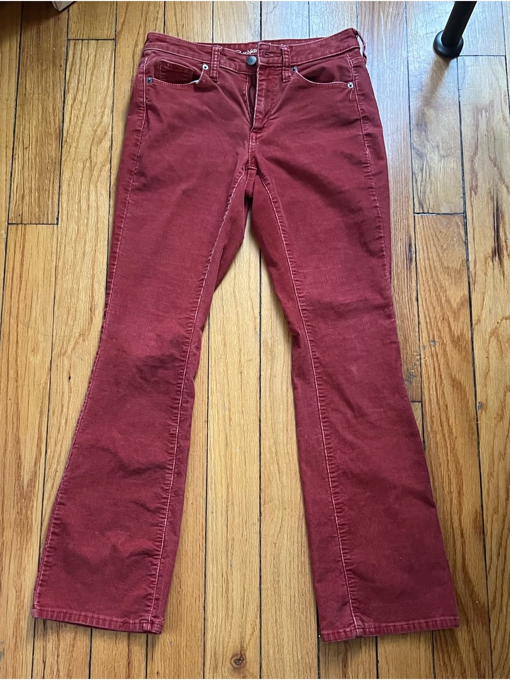 Universal Thread Women’s Burgundy Flare Corduroy Jeans
